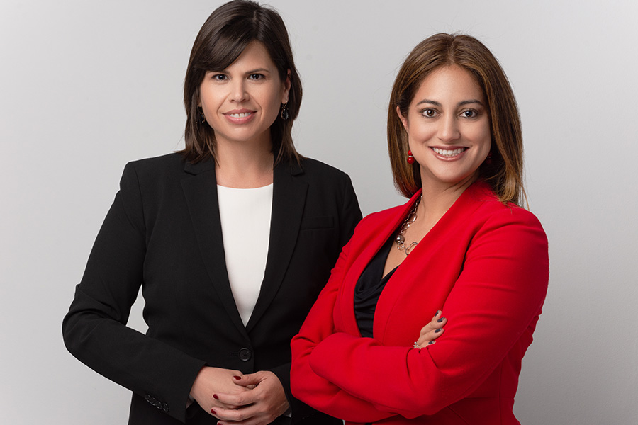 Attorney Sabrina Puglisi and Attorney Dianne Caramés